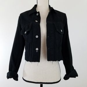 Brandy Melville John Galt Black Custom Jacket